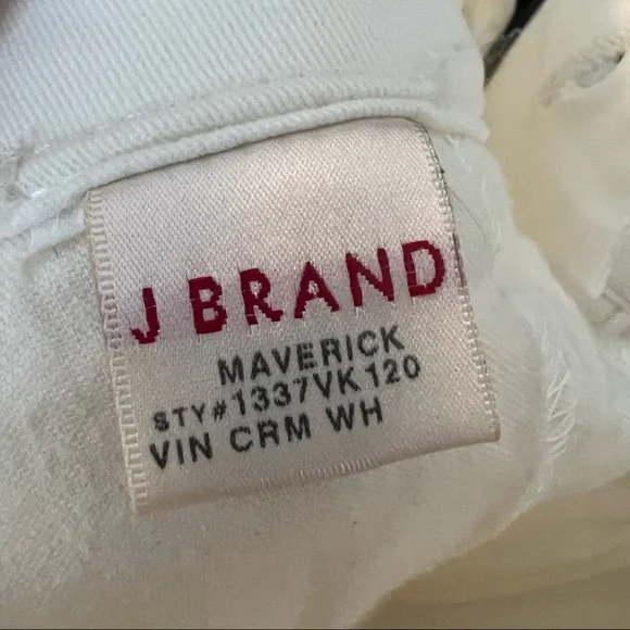 J brand maverick cargo jeans in white utility skinny - Picture 10 of 10